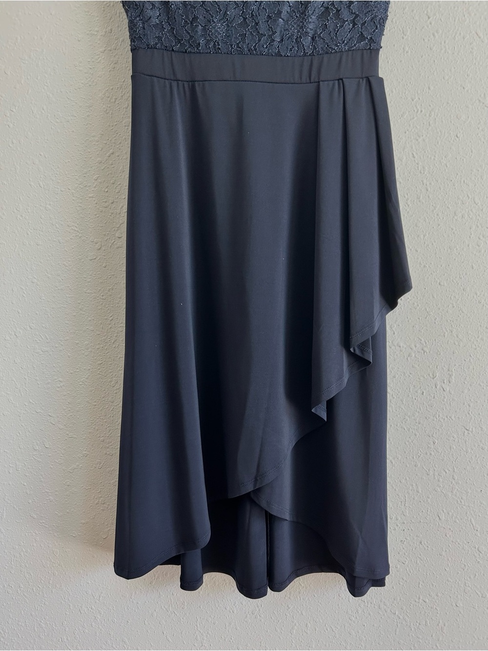 Alexa B Cocktail Dress Women's Size 6 Blue Lace Top Sleeveless Wedding Guest - Picture 3 of 9